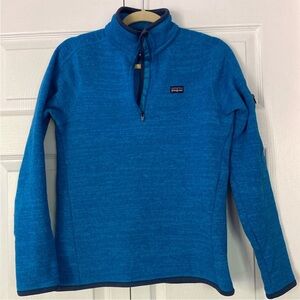 Patagonia Blue Quarter-Zip Sweatshirt